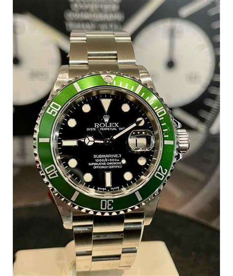 quotazioni rolex submariner ghiera verde|Rolex Submariner Date Ghiera Verde 2005 Pellicolato .